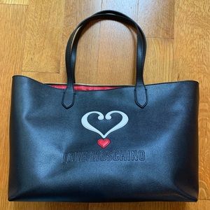 Love Moschino heart tote bag